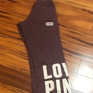 VICTORIAS SECRET PINK BOYFRIEND SWEATPANTS